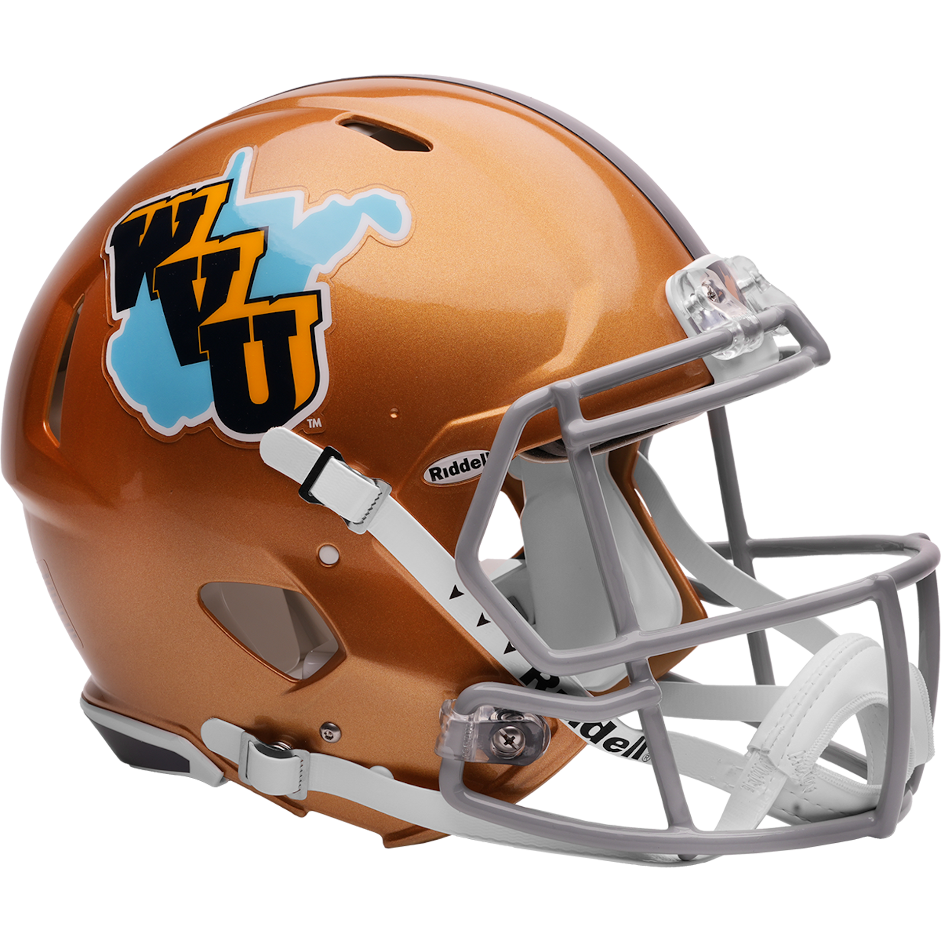 West Virginia Mountaineers authentic full size helmet
