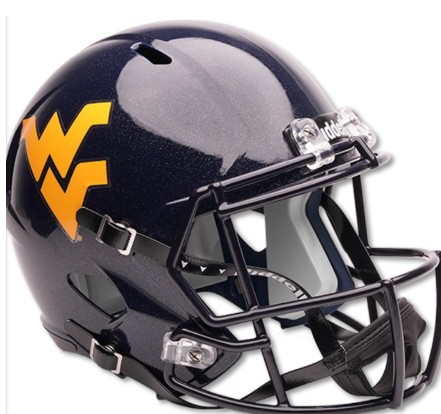 West Virginia Mountaineers authentic full size helmet