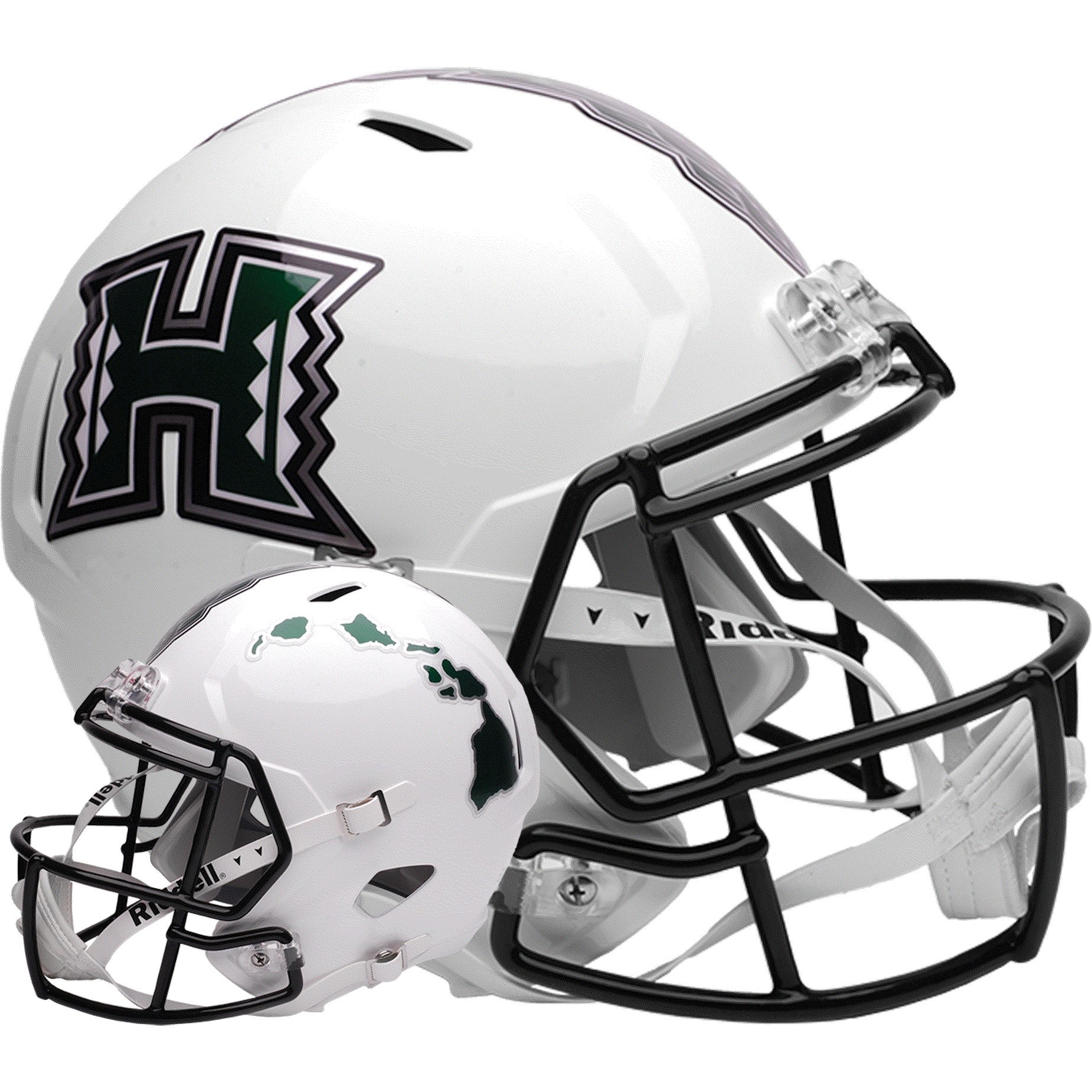 Hawaii Warriors full size replica helmet