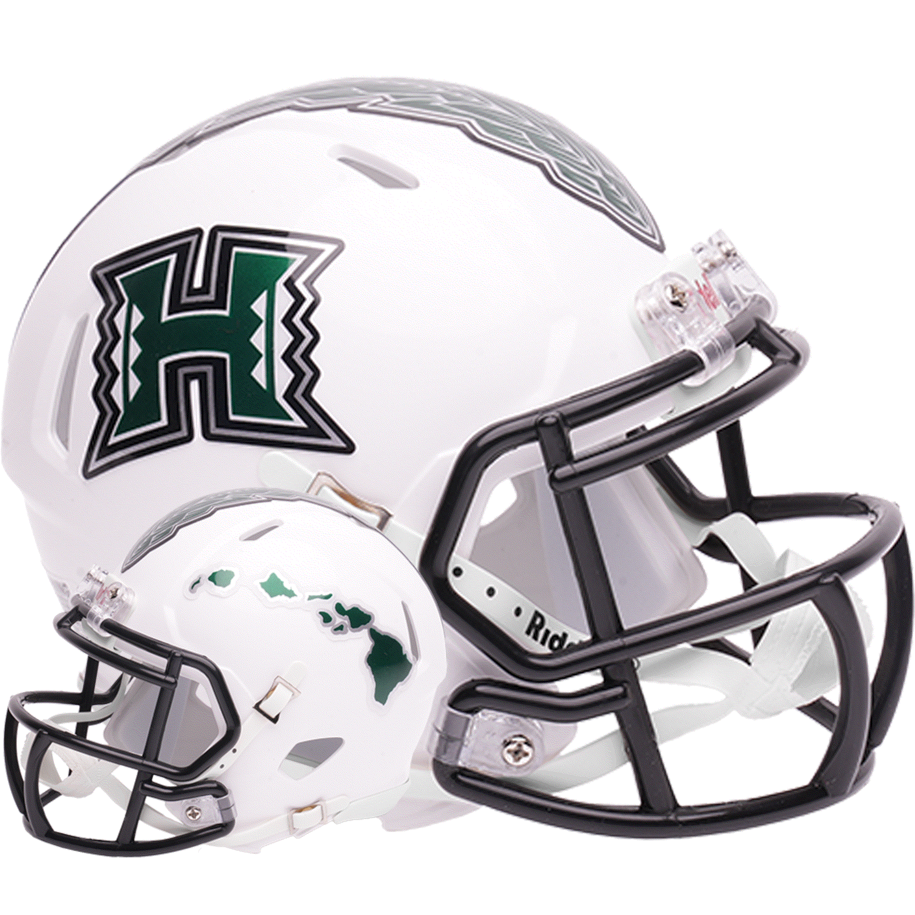 Hawaii Warriors mini helmet