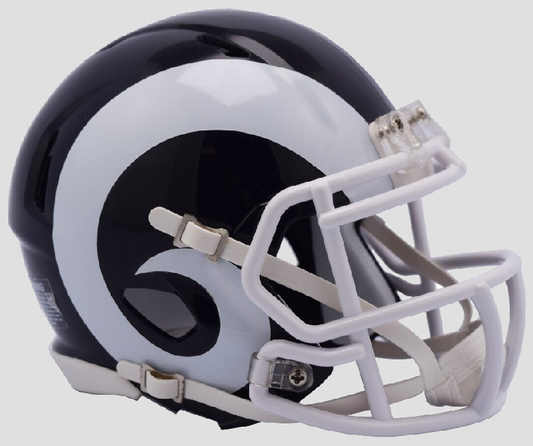 Los Angeles Rams throwback mini helmet