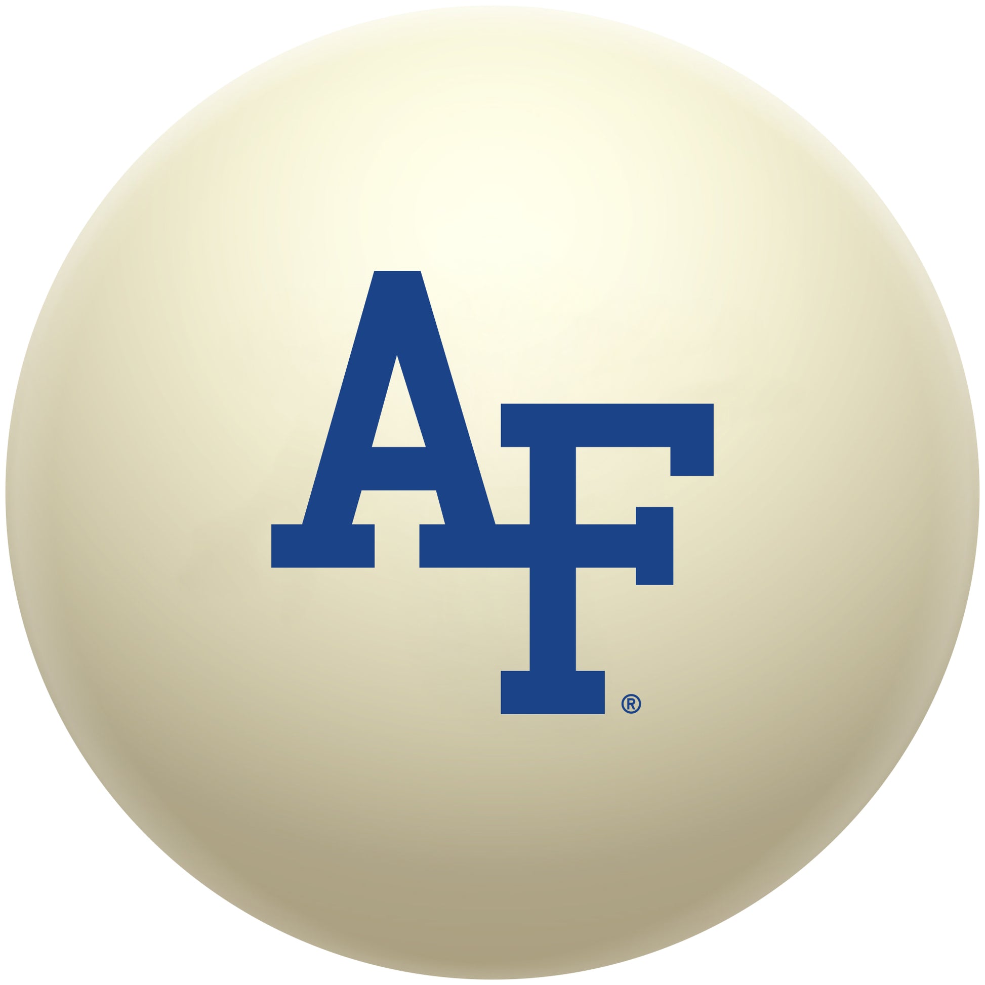 Buy Official Air-Force-Falcons-Pool-Cue-Ball Regulation Pool Table Cue Ball   Premium College Billiard Replacement Ball Front View