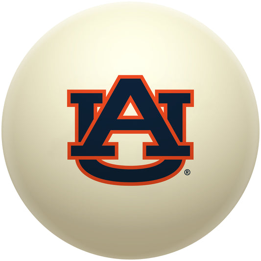 Buy Official Auburn-Tigers-Pool-Cue-Ball Regulation Pool Table Cue Ball   Premium College Billiard Replacement Ball Front View