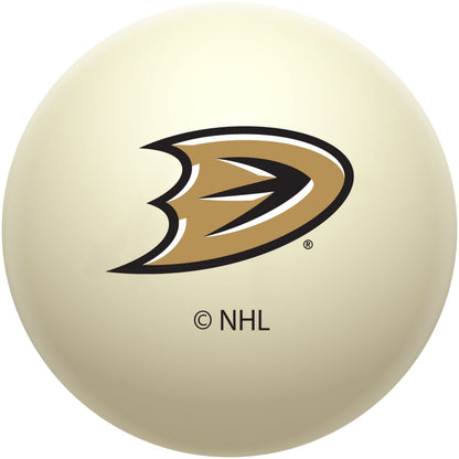 Anaheim Ducks NHL regulation pool table cue ball with team logo
