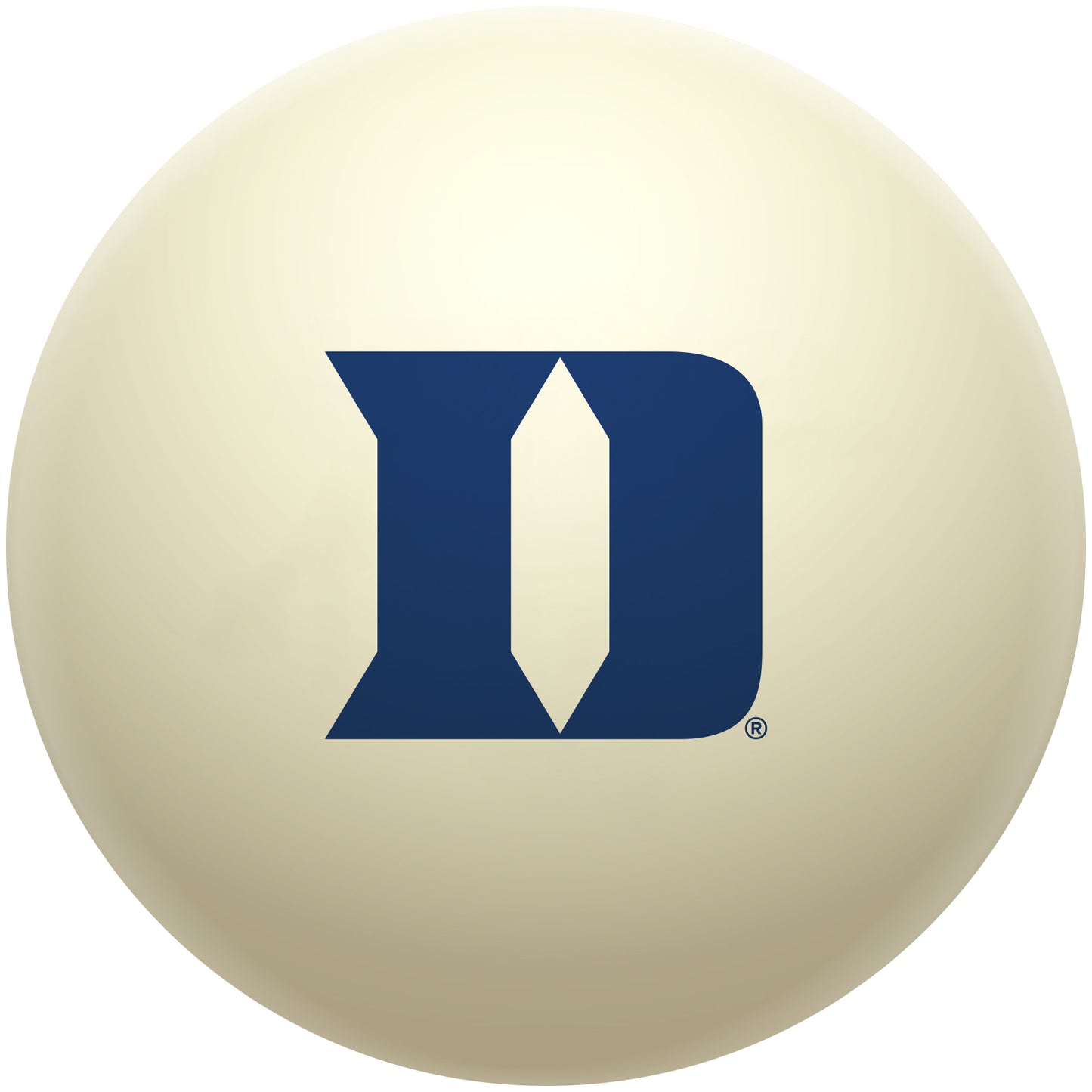 Buy Official Duke-Blue-Devils-Pool-Cue-Ball Regulation Pool Table Cue Ball   Premium College Billiard Replacement Ball Front View
