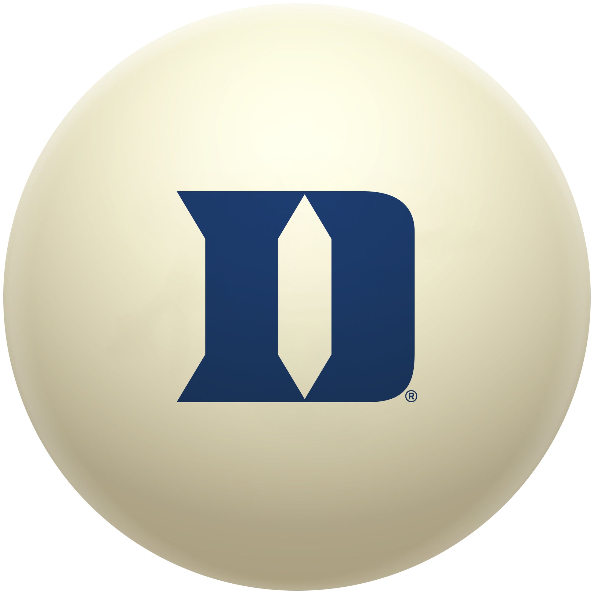 Buy Official Duke-Blue-Devils-Pool-Cue-Ball Regulation Pool Table Cue Ball   Premium College Billiard Replacement Ball Front View
