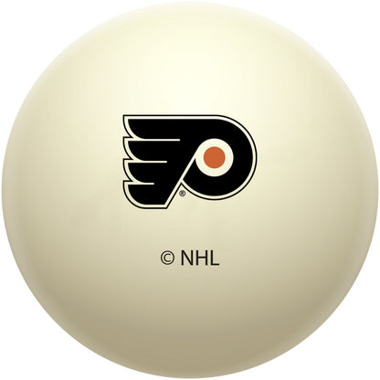 Philadelphia Flyers NHL regulation pool table cue ball with team logo