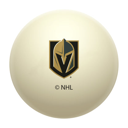 Vegas Golden Knights NHL regulation pool table cue ball with team logo