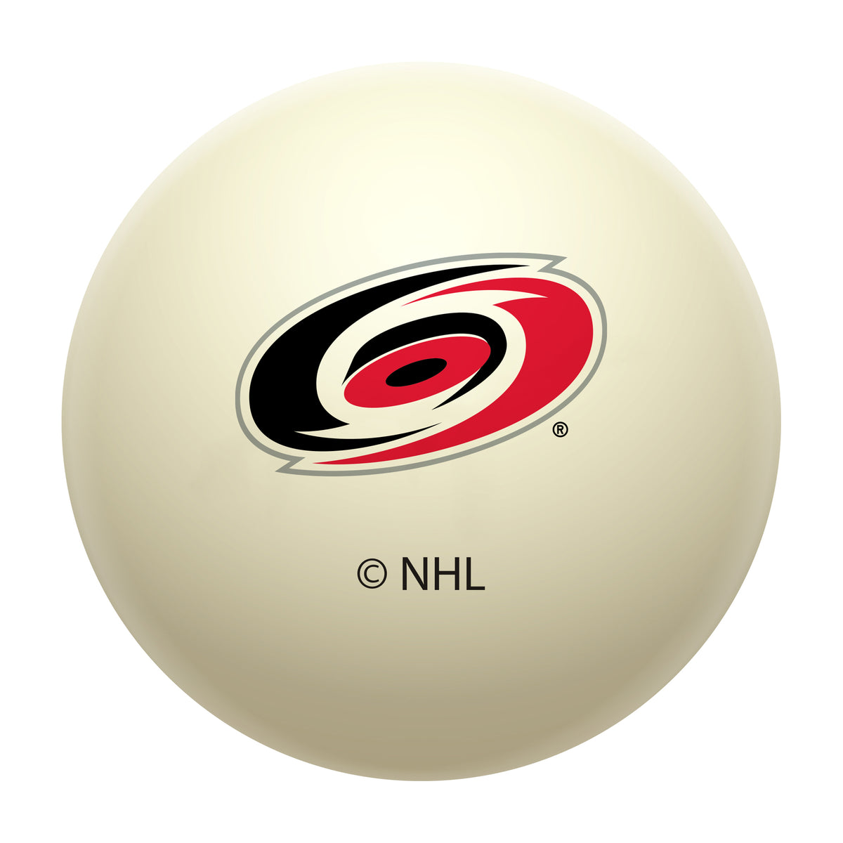 Carolina Hurricanes NHL regulation pool table cue ball with team logo