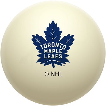 Toronto Maple Leafs NHL regulation pool table cue ball with team logo