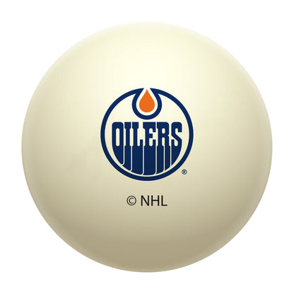 Edmonton Oilers NHL regulation pool table cue ball with team logo