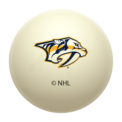 Nashville Predators NHL regulation pool table cue ball with team logo