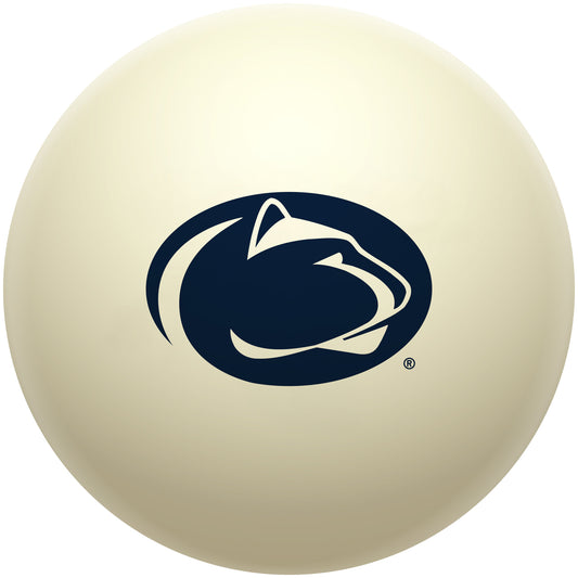 Buy Official Penn-State-Nittany-Lions-Pool-Cue-Ball Regulation Pool Table Cue Ball   Premium College Billiard Replacement Ball Front View