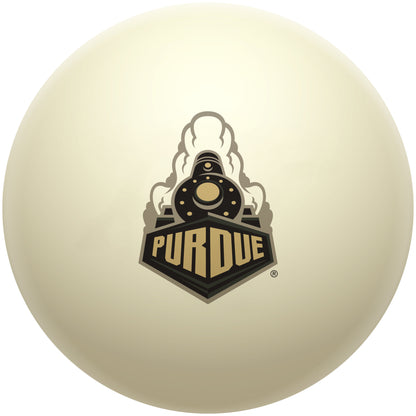 Buy Official Purdue-Boilermakers-Pool-Cue-Ball Regulation Pool Table Cue Ball   Premium College Billiard Replacement Ball Front View