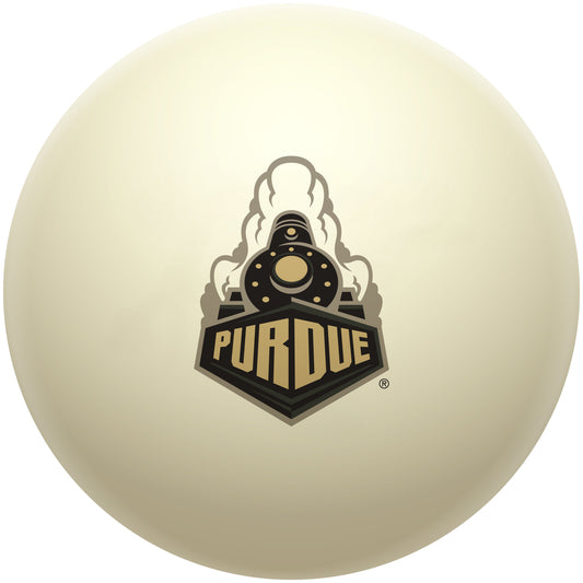 Buy Official Purdue-Boilermakers-Pool-Cue-Ball Regulation Pool Table Cue Ball   Premium College Billiard Replacement Ball Front View