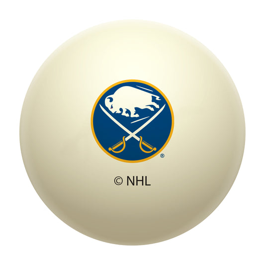 Buffalo Sabres NHL regulation pool table cue ball with team logo