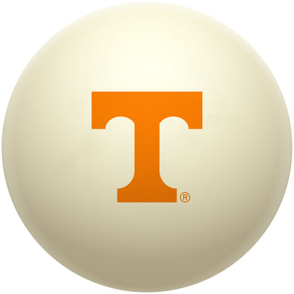 Buy Official Tennessee-Volunteers-Pool-Cue-Ball Regulation Pool Table Cue Ball   Premium College Billiard Replacement Ball Front View