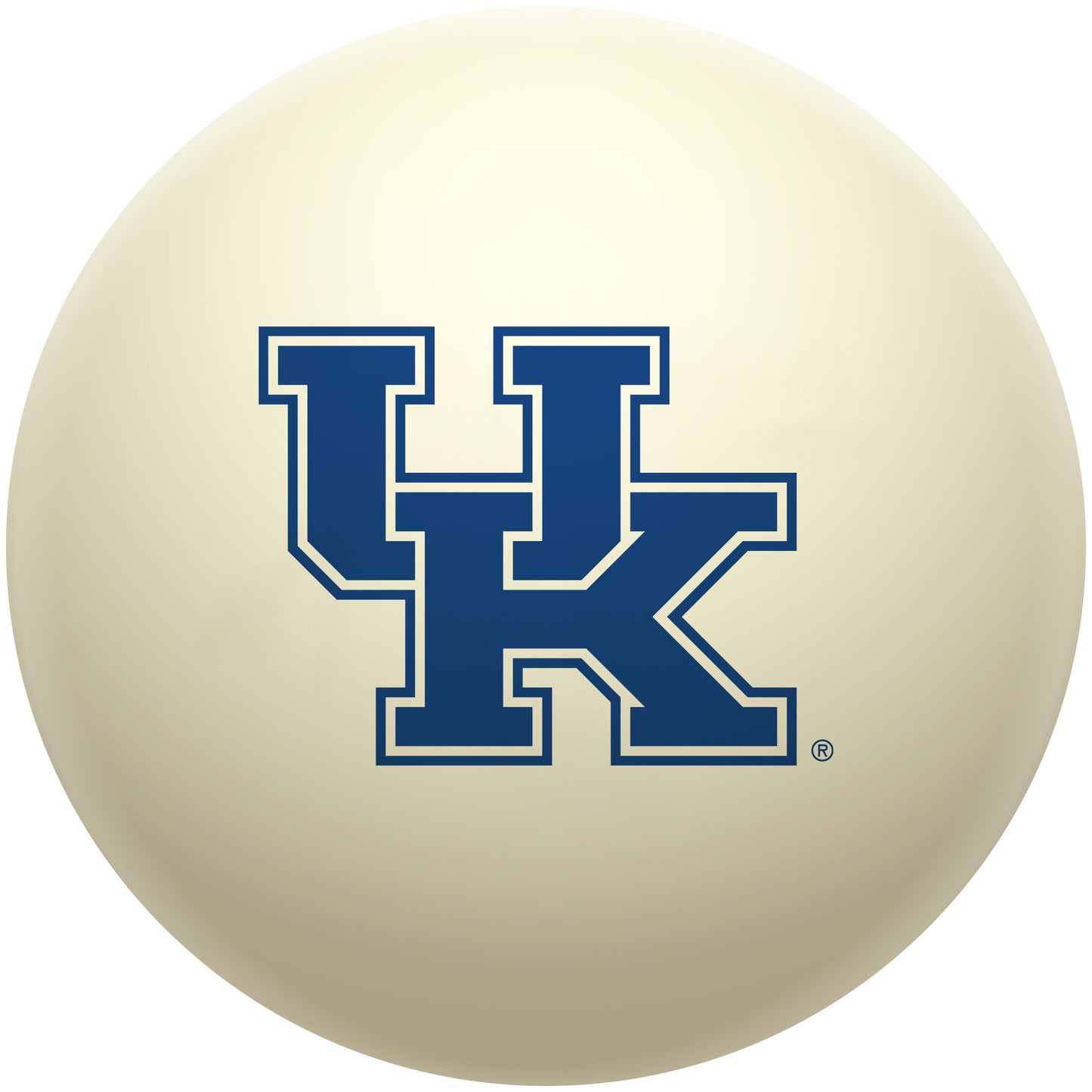 Buy Official Kentucky-Wildcats-Pool-Cue-Ball Regulation Pool Table Cue Ball   Premium College Billiard Replacement Ball Front View