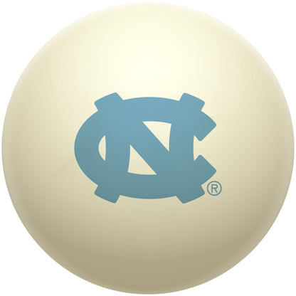 Buy Official North-Carolina-Tar-Heels-Pool-Cue-Ball Regulation Pool Table Cue Ball   Premium College Billiard Replacement Ball Front View