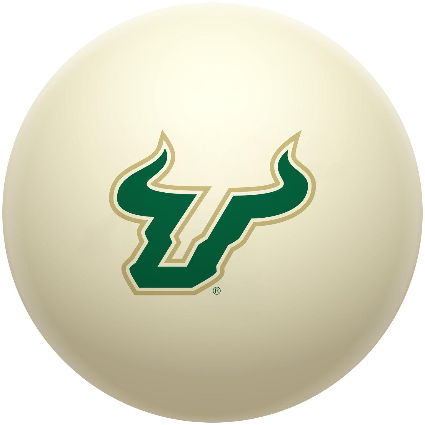 Buy Official South-Florida-Bulls-Pool-Cue-Ball Regulation Pool Table Cue Ball   Premium College Billiard Replacement Ball Front View