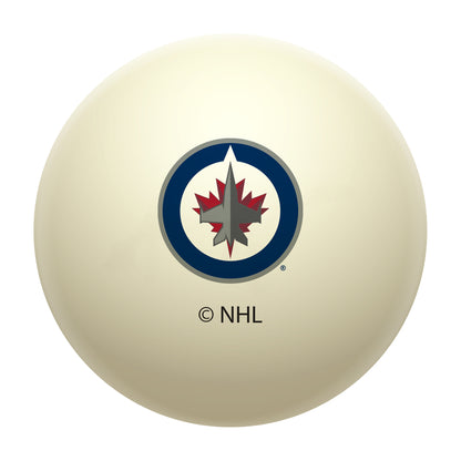 Winnipeg Jets NHL regulation pool table cue ball with team logo