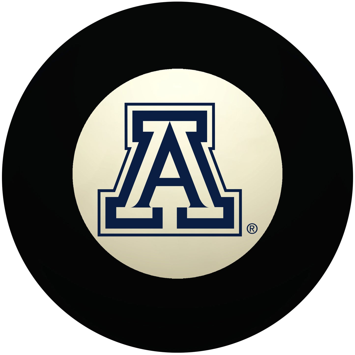 Buy Official Arizona-Wildcats-Pool-8-Ball Regulation Pool Table 8-Ball - Premium College Billiard Replacement Ball Front View