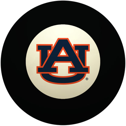 Buy Official Auburn-Tigers-Pool-8-Ball Regulation Pool Table 8-Ball - Premium College Billiard Replacement Ball Front View