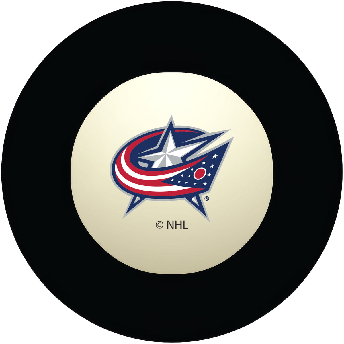 Columbus Blue Jackets NHL regulation pool table 8-ball with team logo