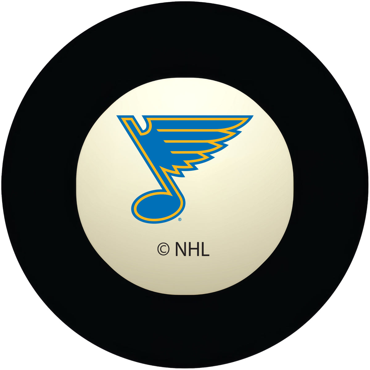 St. Louis Blues NHL regulation pool table 8-ball with team logo