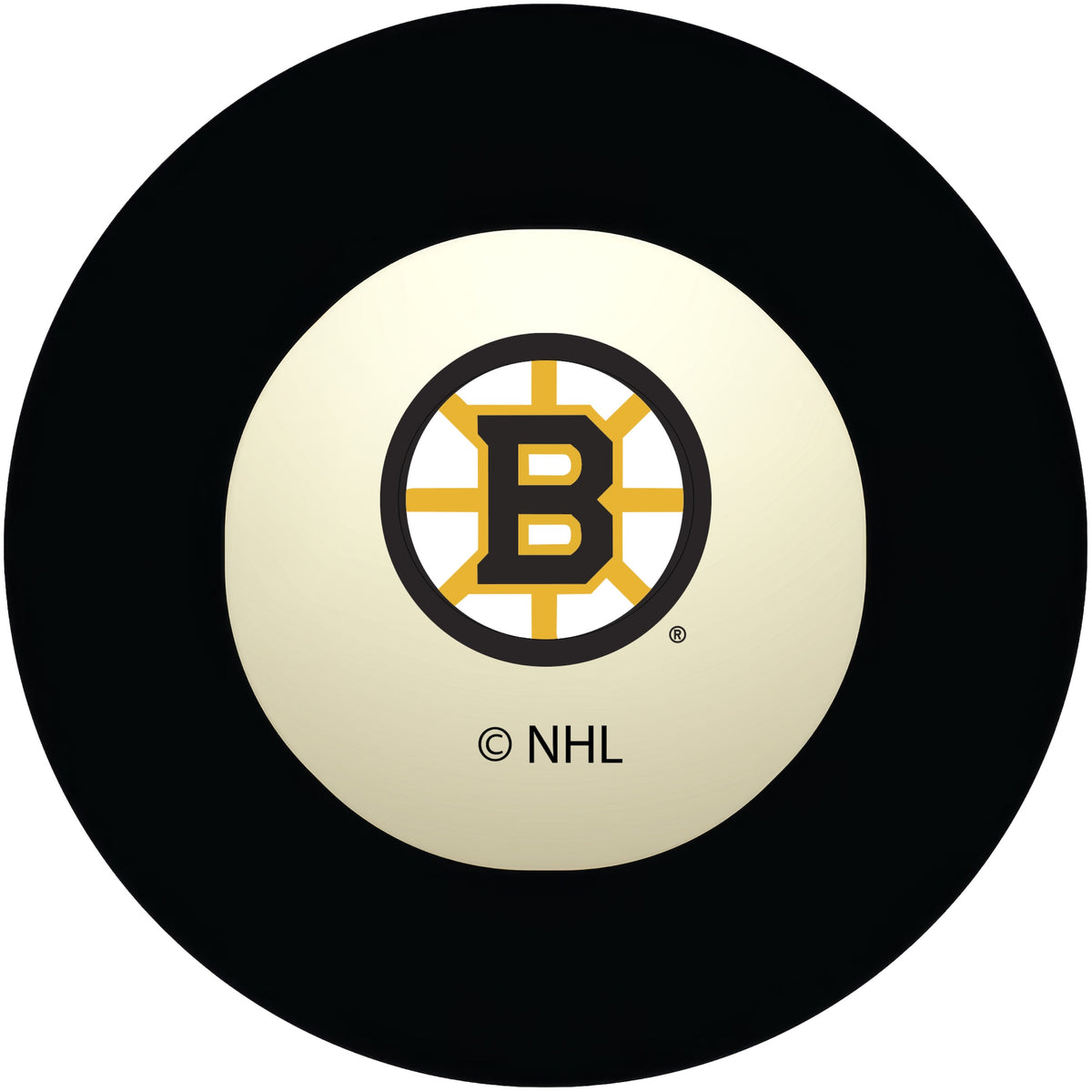 Boston Bruins NHL regulation pool table 8-ball with team logo