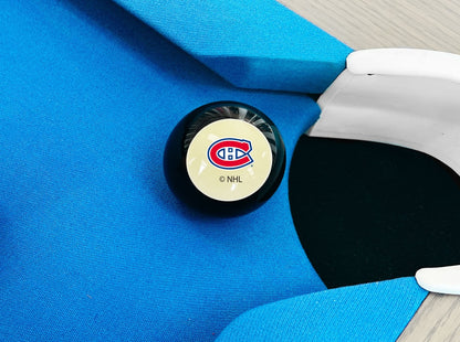 Montreal Canadiens NHL pool table 8-ball - lifestyle photo