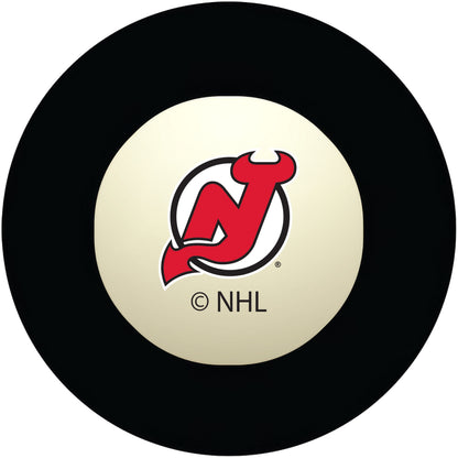 New Jersey Devils NHL regulation pool table 8-ball with team logo