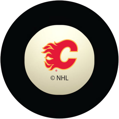 Calgary Flames NHL regulation pool table 8-ball with team logo