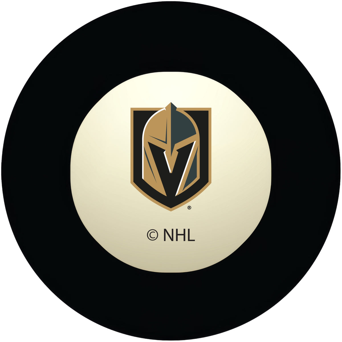 Vegas Golden Knights NHL regulation pool table 8-ball with team logo