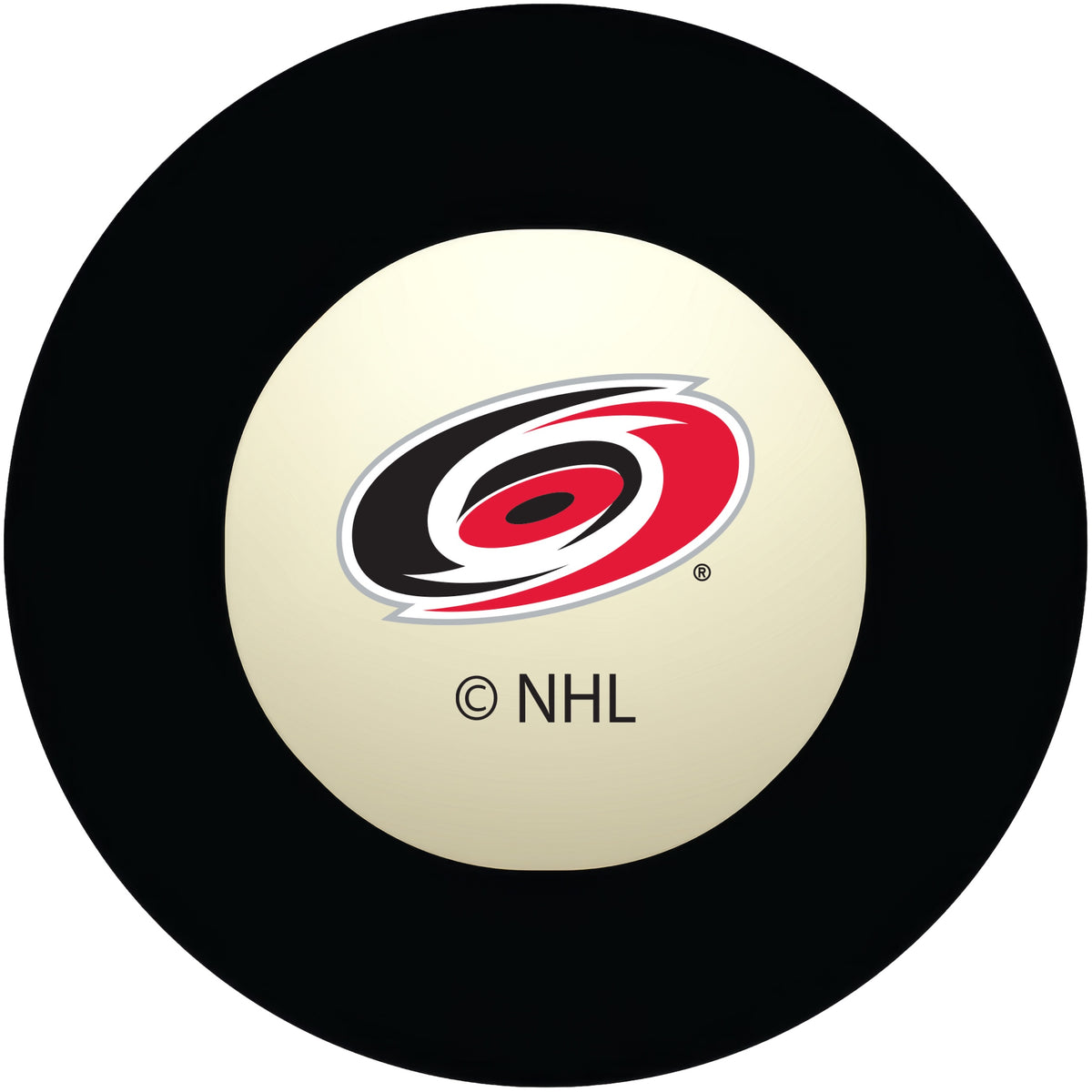 Carolina Hurricanes NHL regulation pool table 8-ball with team logo