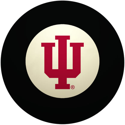 Buy Official Indiana-Hoosiers-Pool-8-Ball Regulation Pool Table 8-Ball - Premium College Billiard Replacement Ball Front View