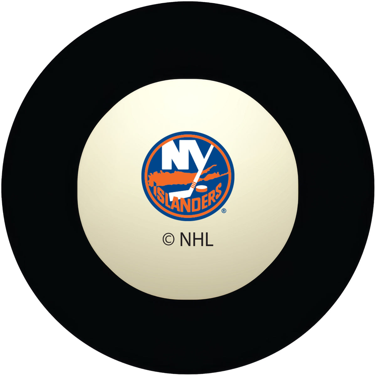 New York Islanders NHL regulation pool table 8-ball with team logo