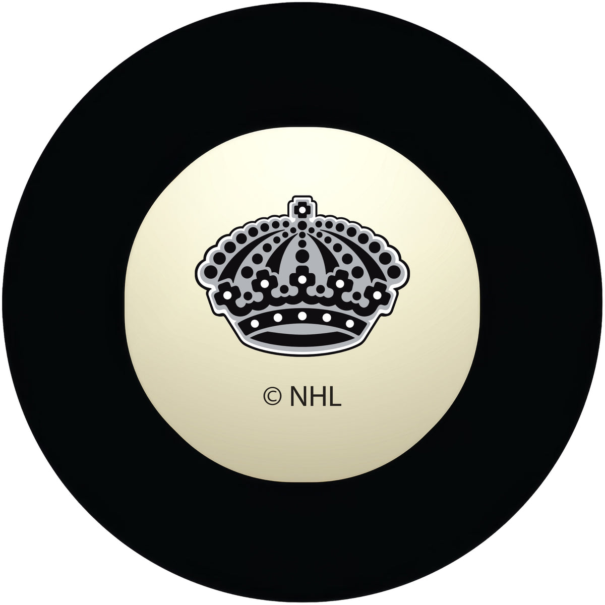 Los Angeles Kings NHL regulation pool table 8-ball with team logo