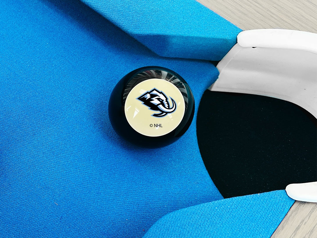Utah Mammoth NHL pool table 8-ball - lifestyle photo