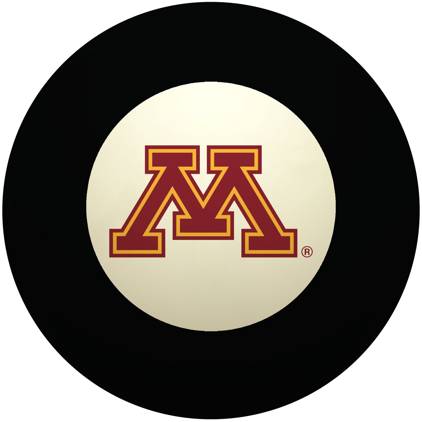 Buy Official Minnesota-Golden-Gophers-Pool-8-Ball Regulation Pool Table 8-Ball - Premium College Billiard Replacement Ball Front View