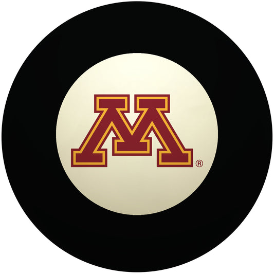 Buy Official Minnesota-Golden-Gophers-Pool-8-Ball Regulation Pool Table 8-Ball - Premium College Billiard Replacement Ball Front View