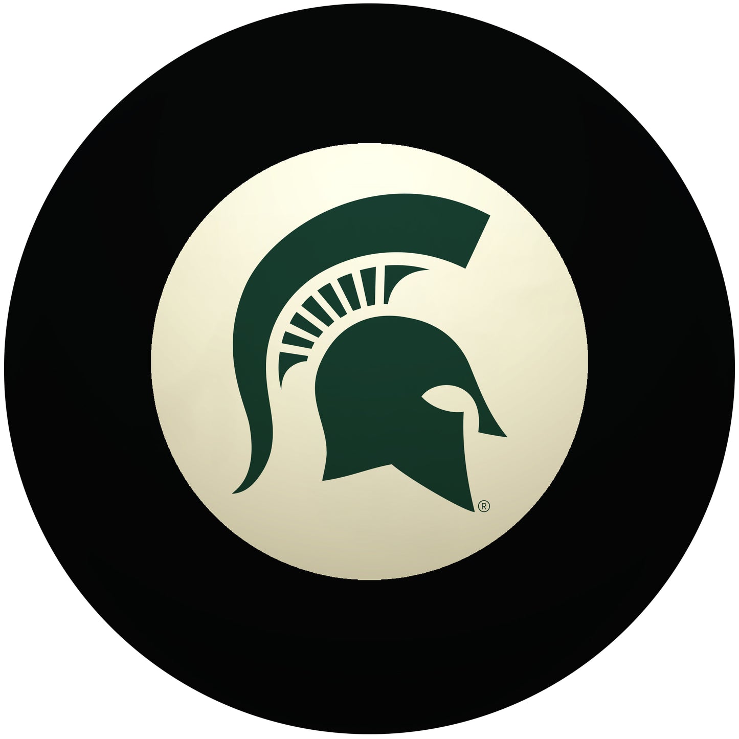 Buy Official Michigan-State-Spartans-Pool-8-Ball Regulation Pool Table 8-Ball - Premium College Billiard Replacement Ball Front View