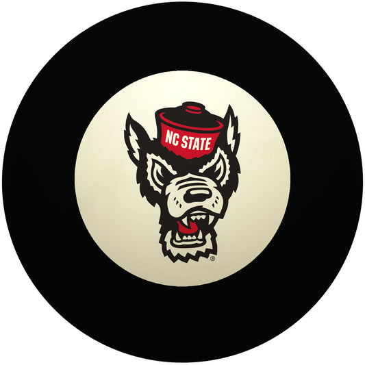 Buy Official Nc-State-Wolfpack-Pool-8-Ball Regulation Pool Table 8-Ball - Premium College Billiard Replacement Ball Front View