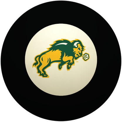 Buy Official North-Dakota-State-Bison-Pool-8-Ball Regulation Pool Table 8-Ball - Premium College Billiard Replacement Ball Front View