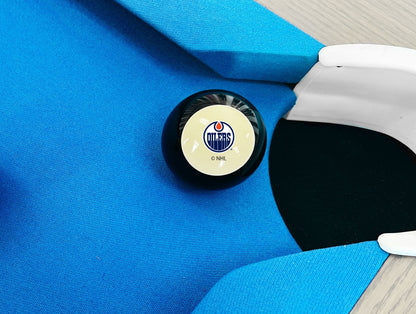 Edmonton Oilers NHL pool table 8-ball - lifestyle photo