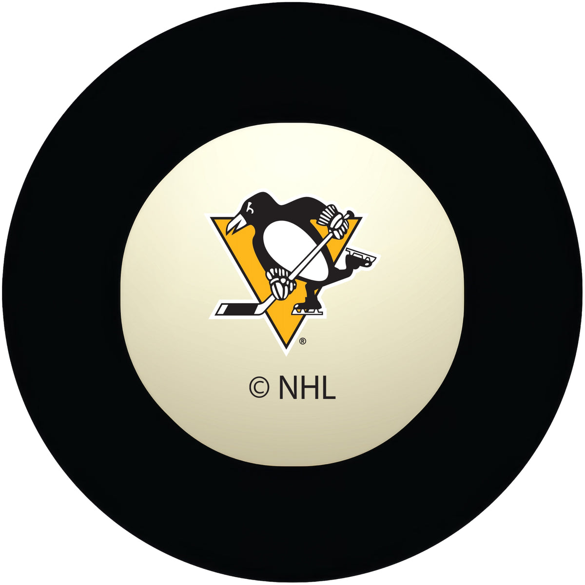 Pittsburgh Penguins NHL regulation pool table 8-ball with team logo