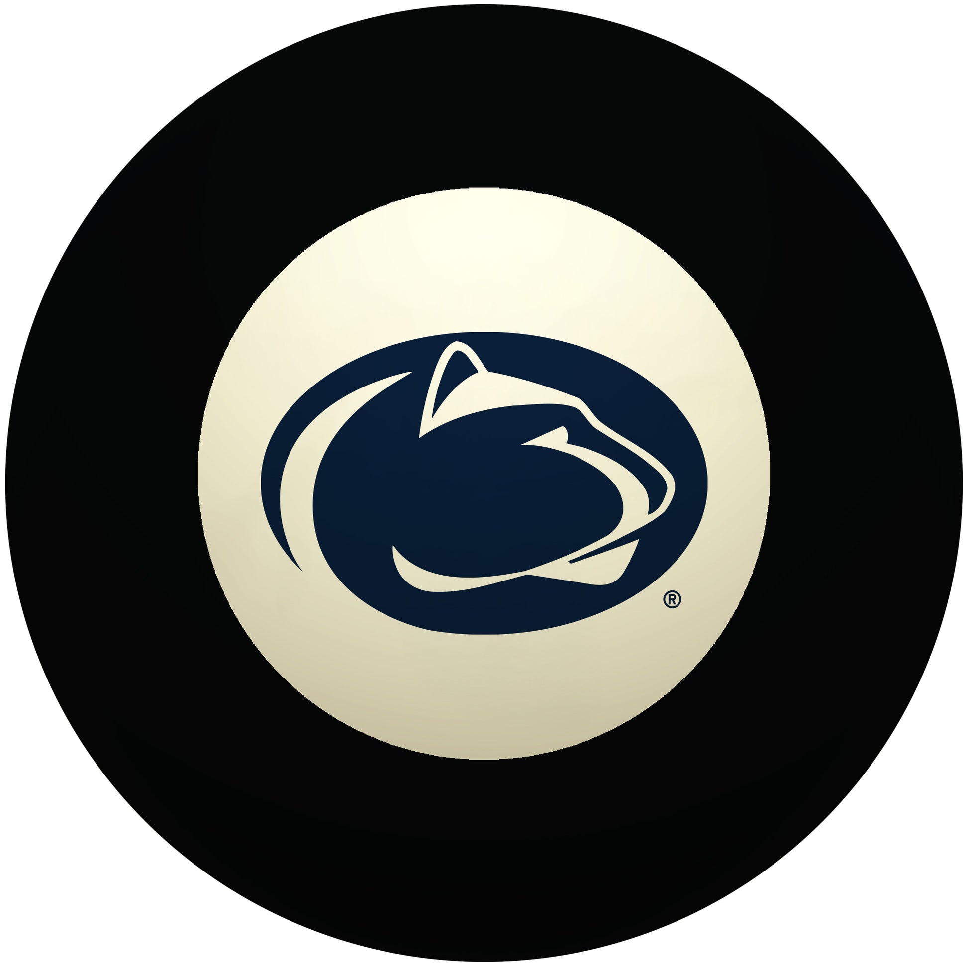 Buy Official Penn-State-Nittany-Lions-Pool-8-Ball Regulation Pool Table 8-Ball - Premium College Billiard Replacement Ball Front View