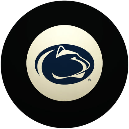 Buy Official Penn-State-Nittany-Lions-Pool-8-Ball Regulation Pool Table 8-Ball - Premium College Billiard Replacement Ball Front View