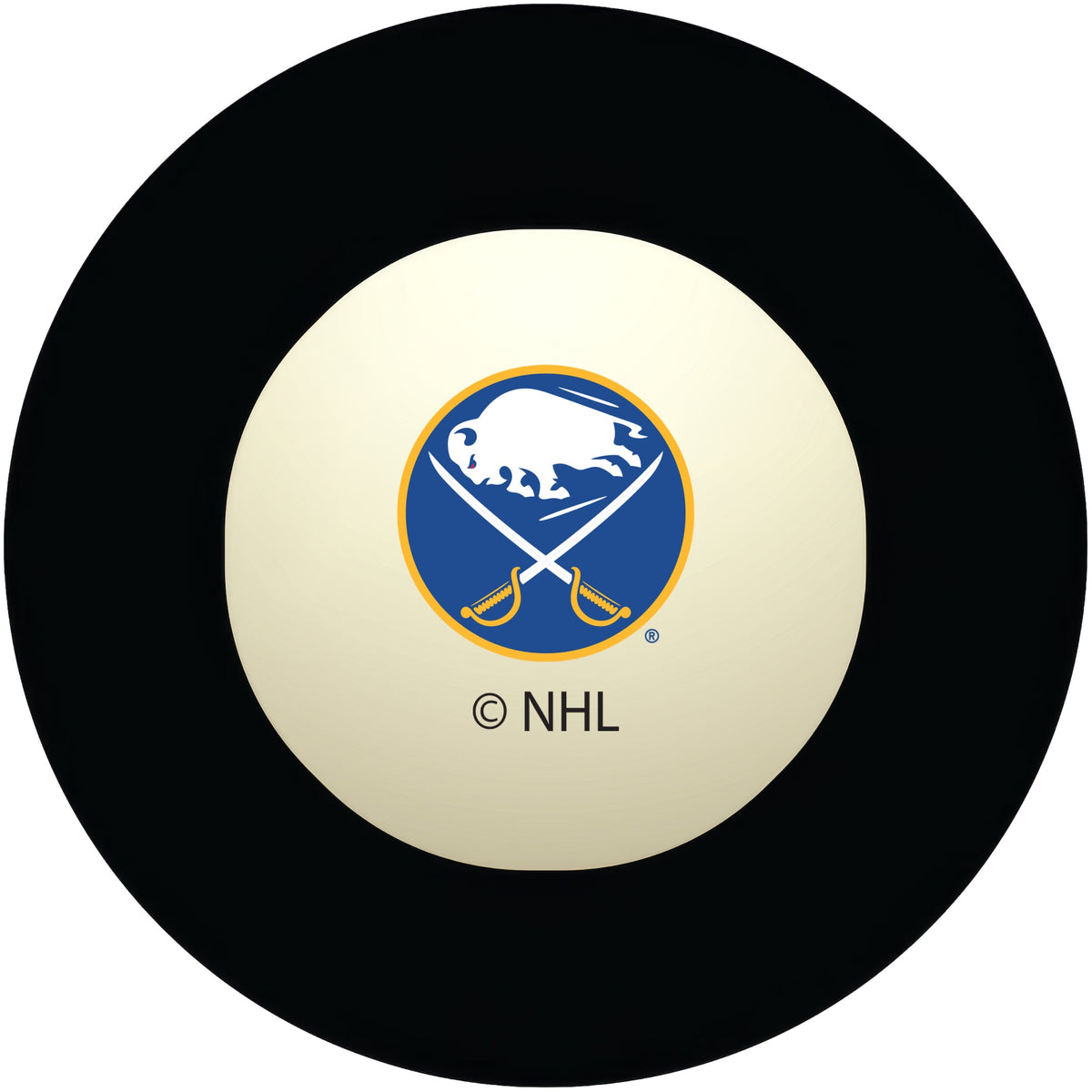 Buffalo Sabres NHL regulation pool table 8-ball with team logo