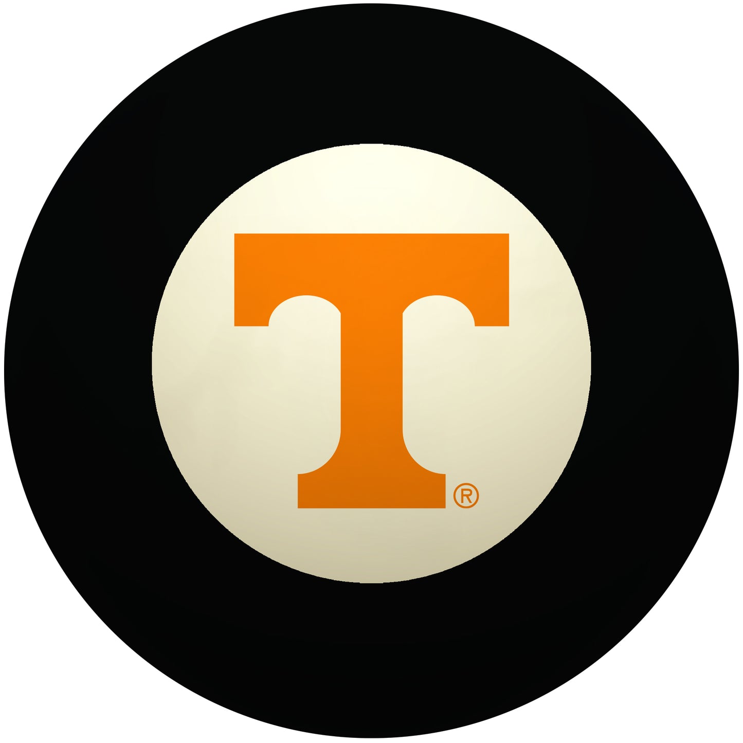 Buy Official Tennessee-Volunteers-Pool-8-Ball Regulation Pool Table 8-Ball - Premium College Billiard Replacement Ball Front View